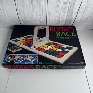 Vintage 1982 Rubiks Race Game by Ideal Complete in Great Condition
